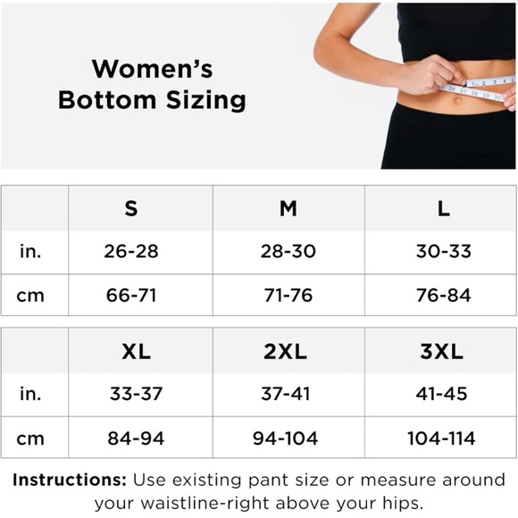 Tommie Copper Adjustable Lower Back Support Leggings 24” Ankle Pockets Navy New - Picture 6 of 6